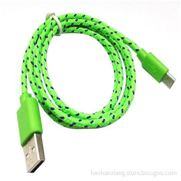 Colorful Braided USB Data Cables for Samsung Galaxy